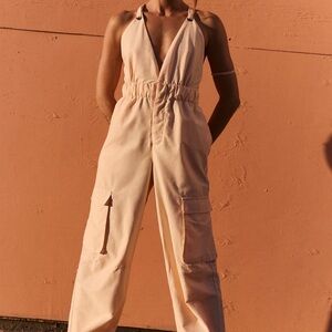 Stylish Cream Jumpsuit